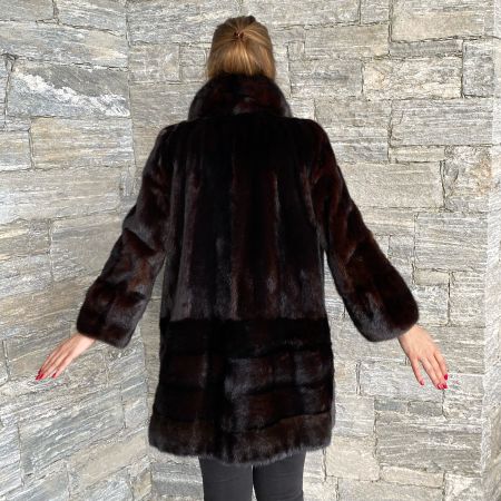 Pelzmantel, Nerz Jacke, Wintermantel, Echtpelz