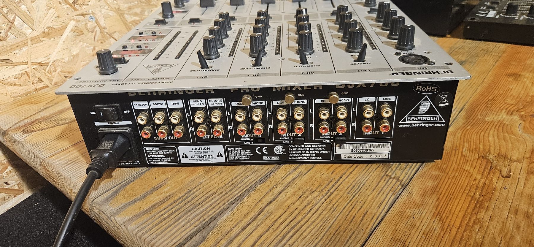 Console di mixaggio: Mischpult, DJ Mixer Behringer – Usato da Schwellbrunn venduto da chr_9cpp 1