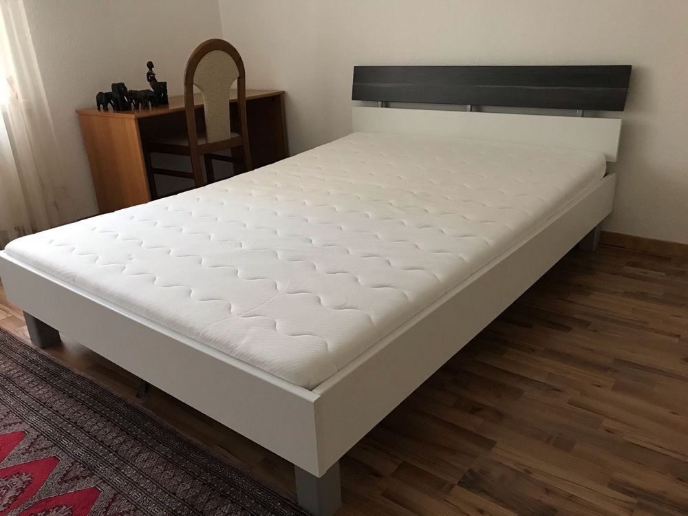 Bett 140x200 mit Lattenrost und Matratze Kaufen auf Ricardo