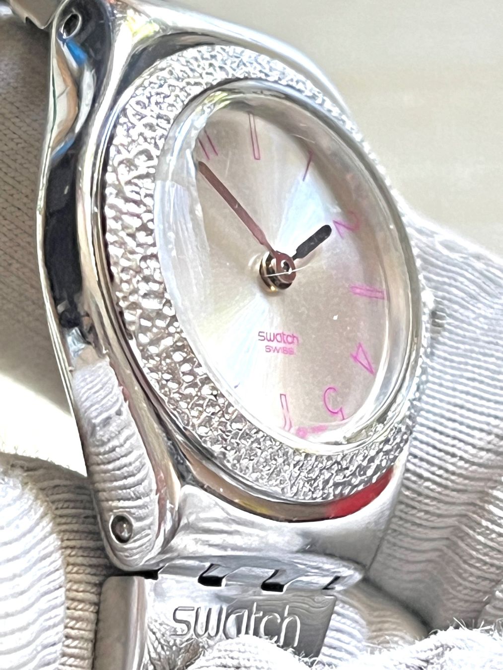 Swatch Orologi: Schicke Swatch Damenuhr – Usato da Grenchen venduto da chththl 7