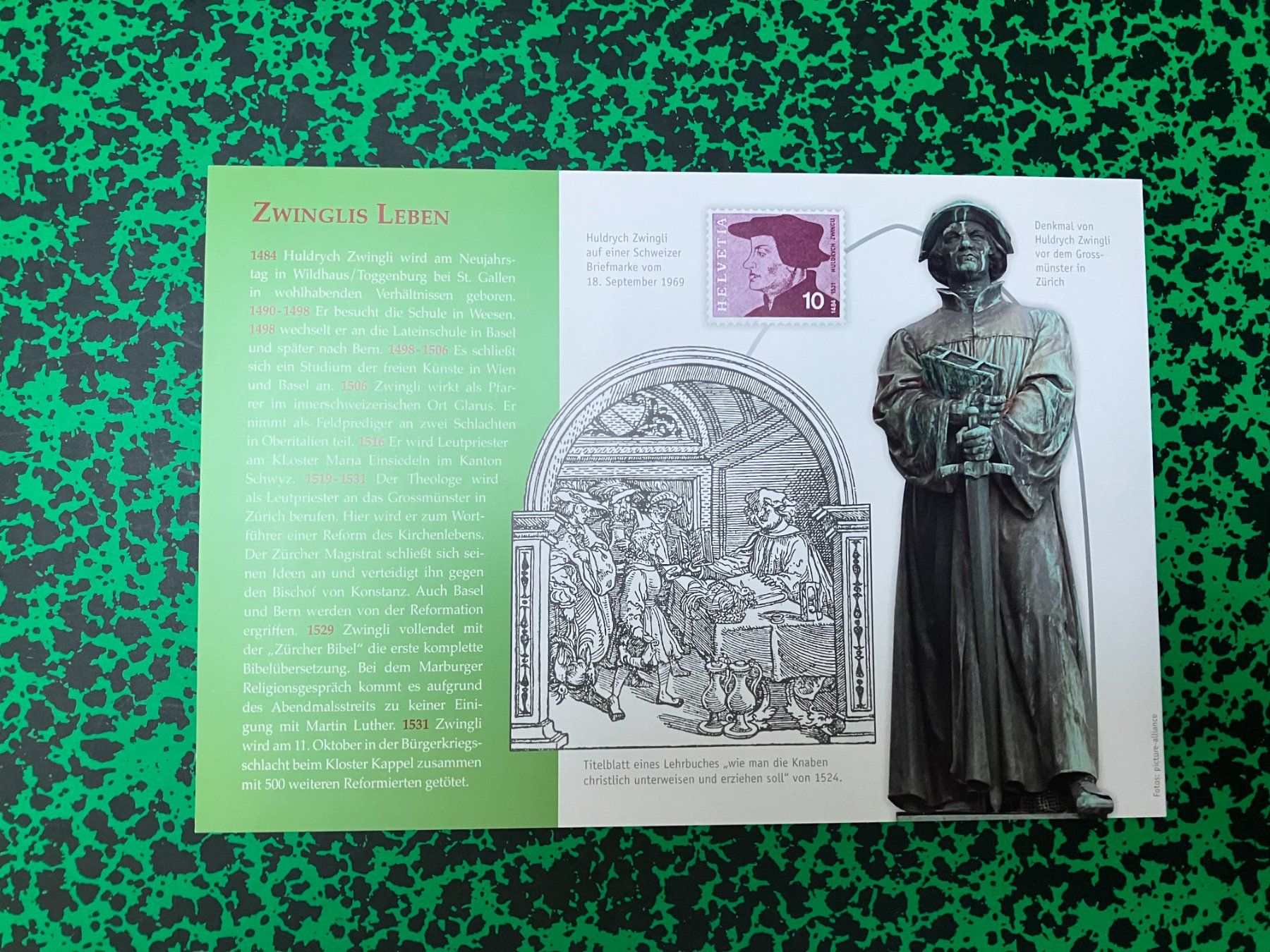 Tutti i francobolli: Zwingli, 500 Jahre Reformation – Nuovo (secondo la descrizione) da Menzingen venduto da Wlukas 2