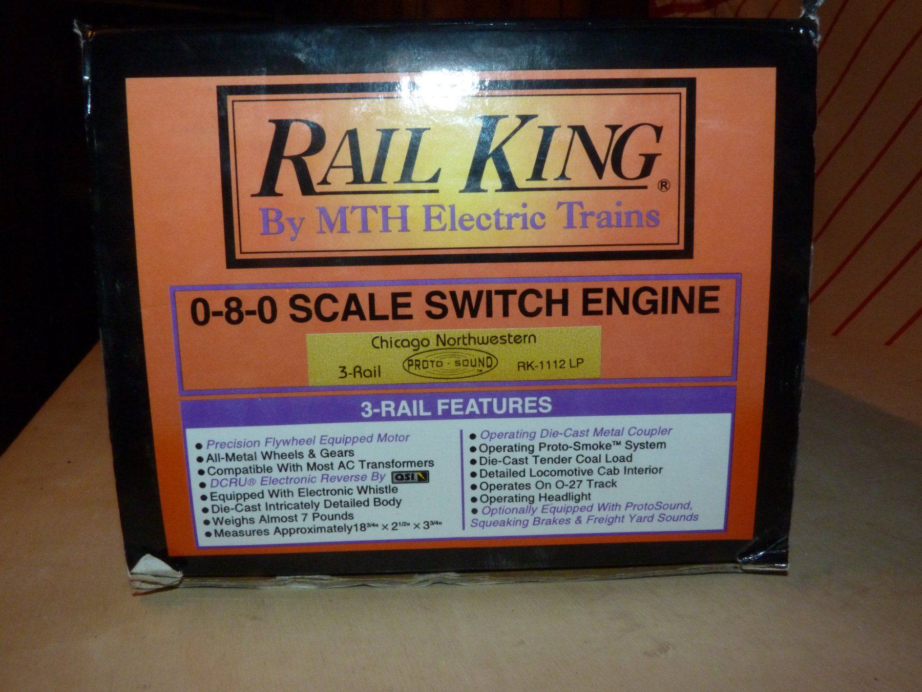 Modellini di ferrovie: 0-8-0 Scale Switch Engine Rail King by MTH Spur 0 – Nuovo e nell'imballaggio originale da Rudolfstetten venduto da Rrst1968 3
