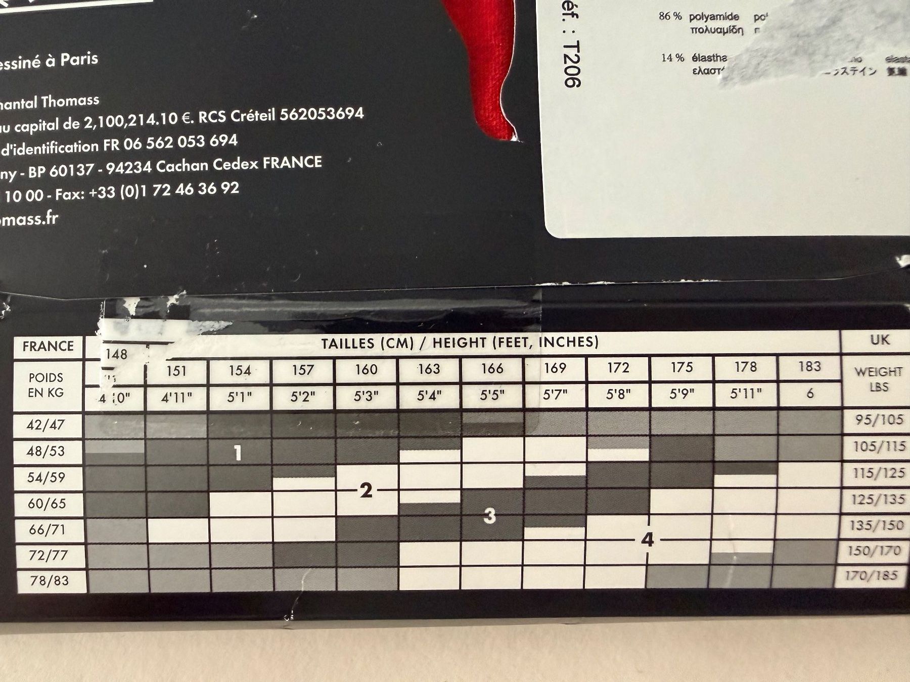 Strümpfe & Strumpfhosen: CHANTAL THOMASS, Strumpfhose Grösse 1, Farbe Rot – Neu und originalverpackt aus Rudolfstetten von gst_g7xl 4