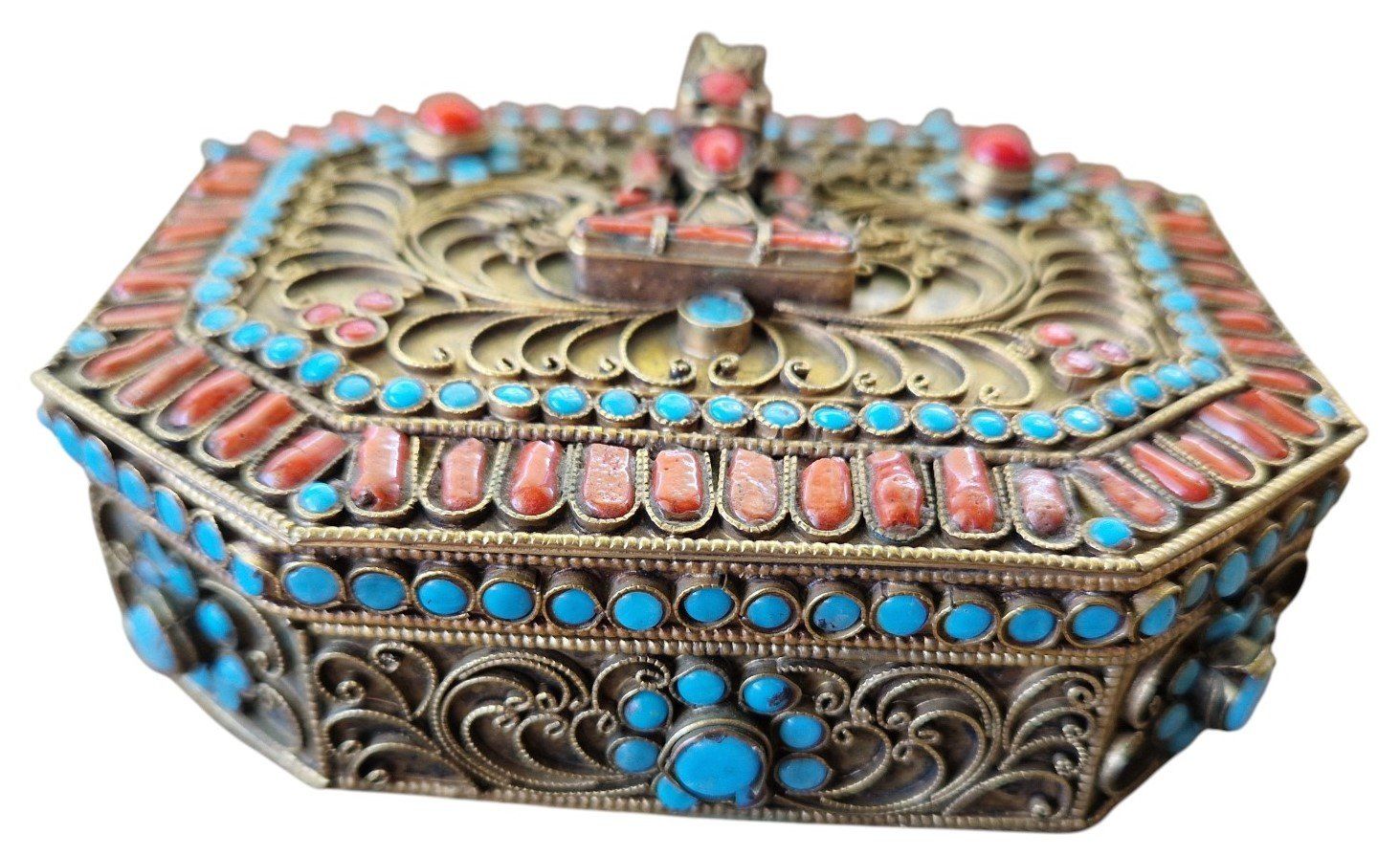 Barattoli: antike Amulett-Box Tibet – Usato da Mörschwil venduto da antiksalon21