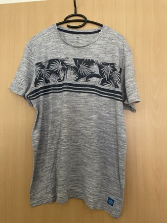 Tom Tailor Shirt Gr m blau meliert
