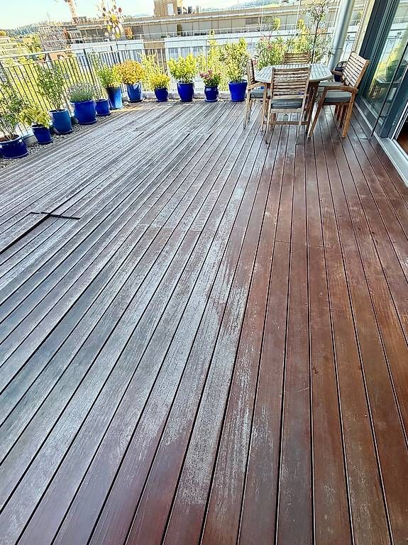 Holzartikel: Massive Terrassendielen Mahagoni, gebraucht – Gebraucht aus Baar von Rmedicus