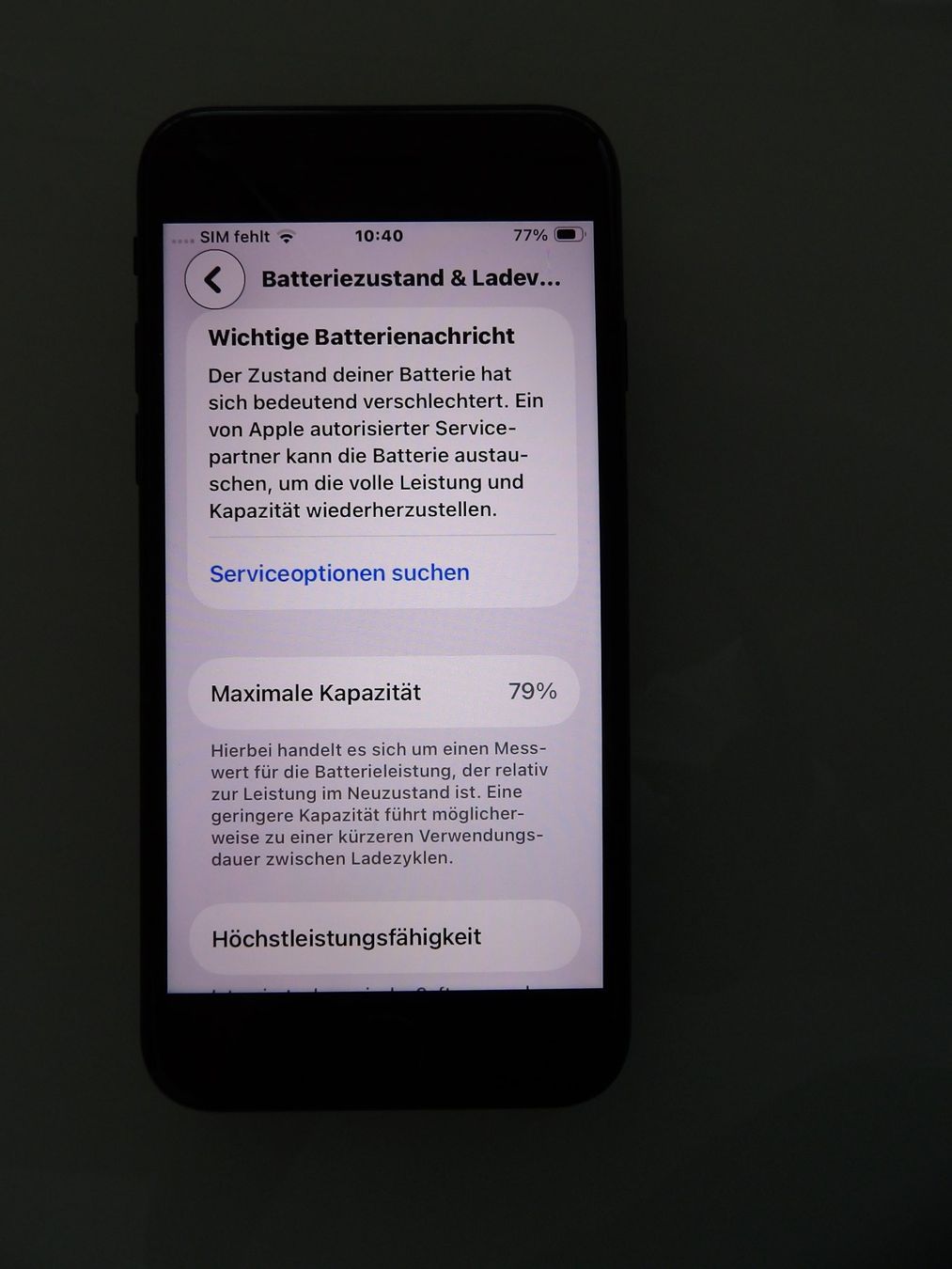 Apple Handys / Smartphones: IPhone SE, Black, 64 GB, gekauft 2022 – Gebraucht aus Niederlenz von Steff99 2