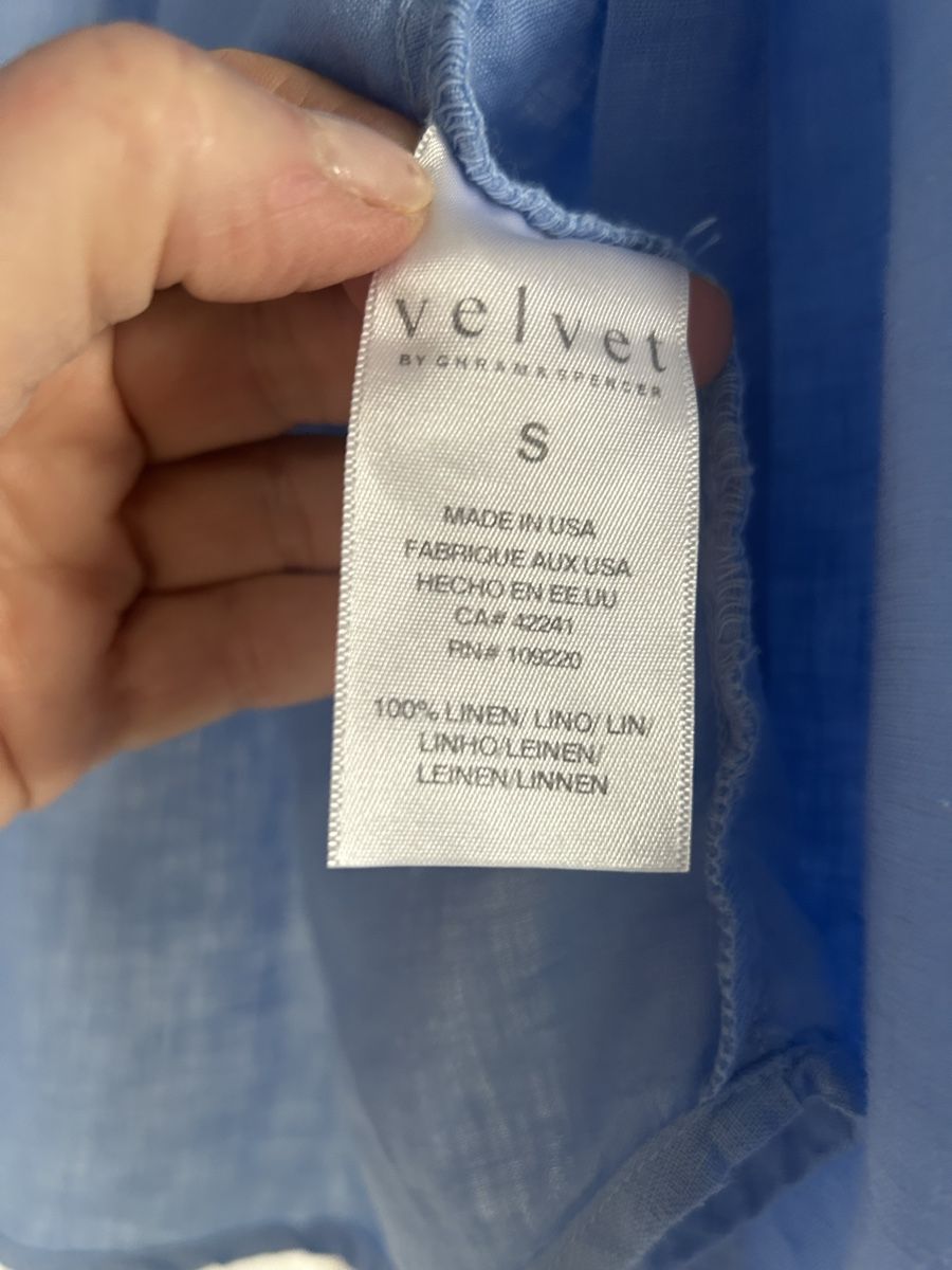 Camicette: VELVET Leinen Bluse Gr. S – Usato da Widen venduto da Ragusa33 5