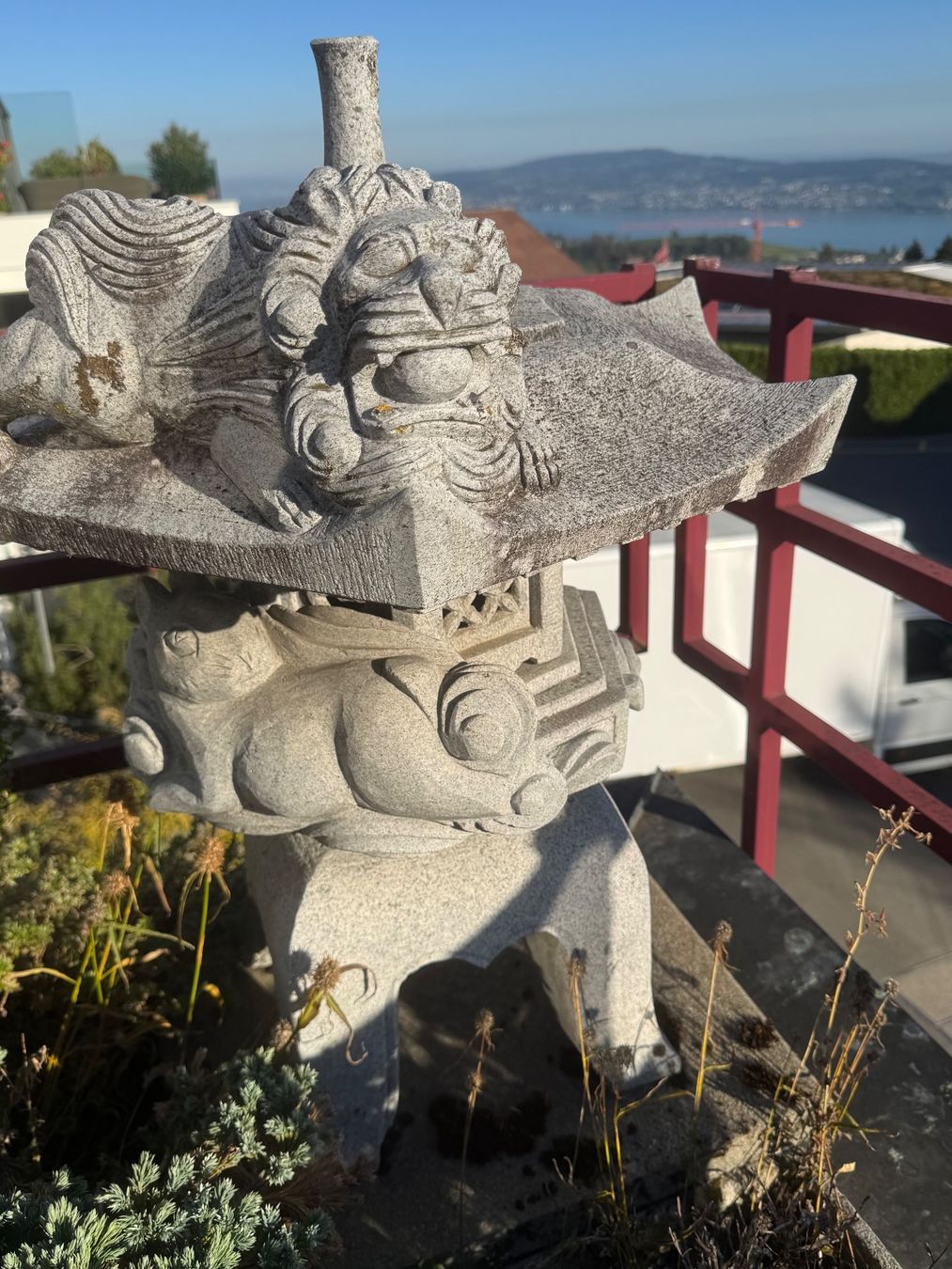 Lanterne: Japanische Gartenlaterne aus Stein – Usato da Schlieren venduto da Freundlich02 4