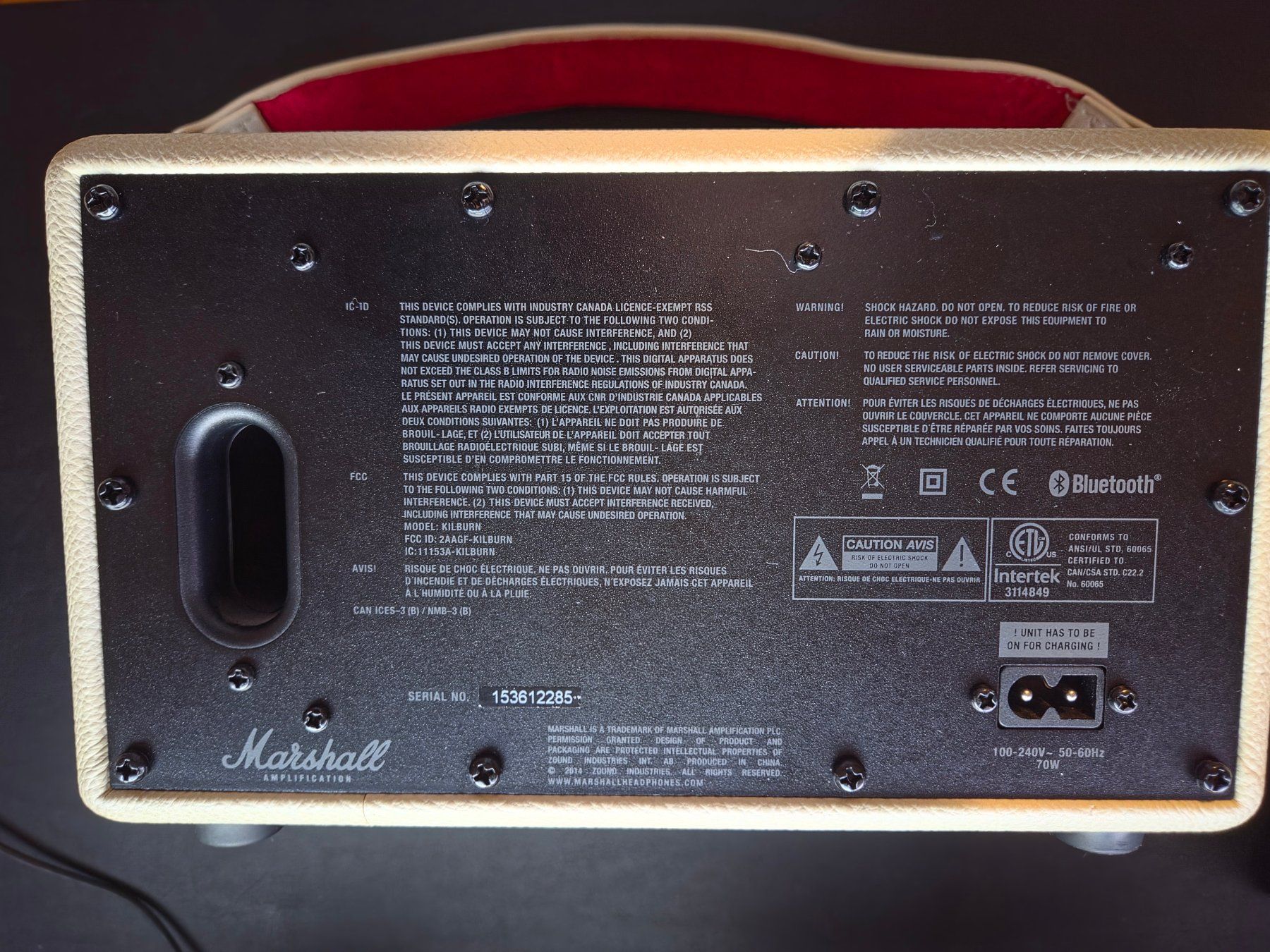 Marshall Lautsprecher: Marshall Kilburn Gen. I beige, Bluetooth – Gebraucht aus Villnachern von twofacefromportishead 3