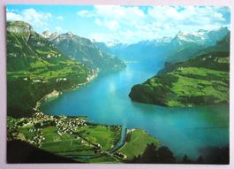 Blick vom Urmiberg, Brunnen am Vierwaldstättersee