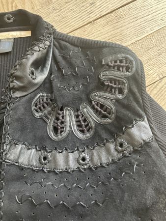 Roberto Cavalli Lederjacke Gr 38