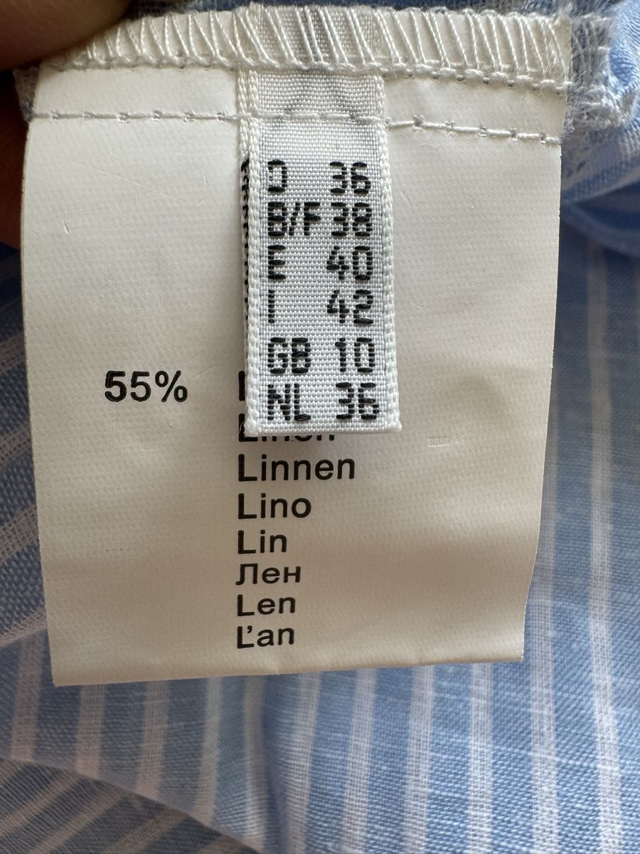 Vestiti: Robe WHITE LABEL, rayée bleu et blanc, taille 36/38 – Nuovo e nell'imballaggio originale da Morges venduto da sandy069 4