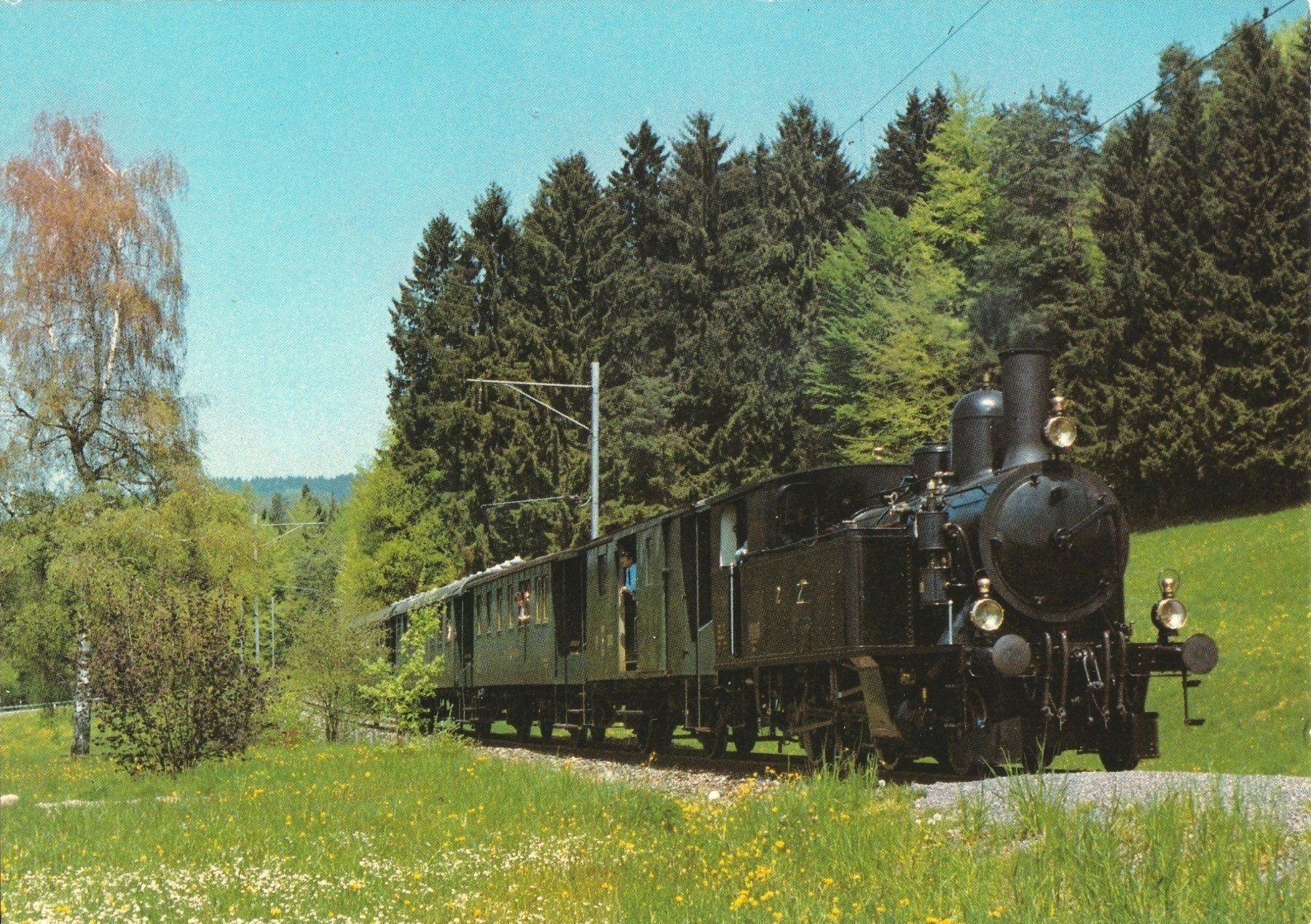 Cartoline postali: DVZO Dampfzug mit Lok Ed 3/4 Nr.2, AK – Usato da zürich venduto da parts5060