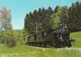 DVZO Dampfzug mit Lok Ed 3/4 Nr.2, AK