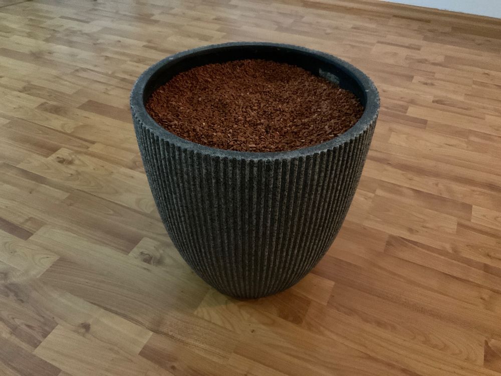 Grosser Blumentopf (indoor) mit Seramis gefüllt, 40 cm hoch Kaufen