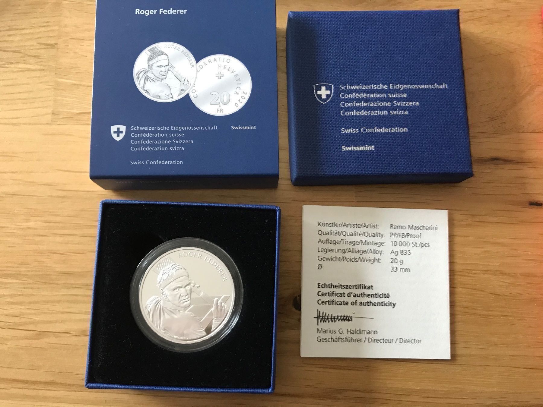 Tutti le monete: Lot de pièces de monnaie Roger Federer – Nuovo (secondo la descrizione) da Martigny venduto da mim_lk7x 4