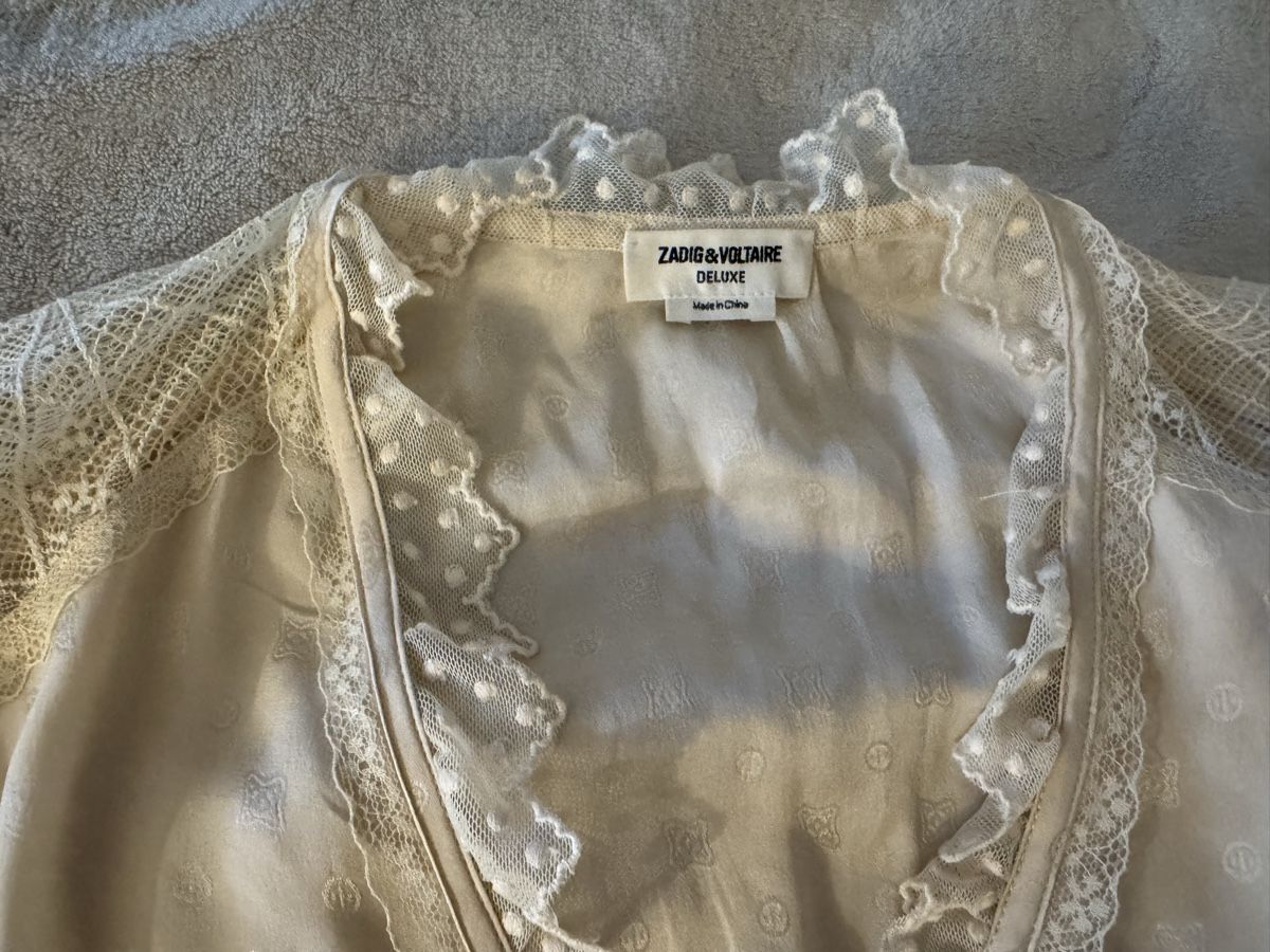 Zadig & Voltaire Chemisiers: Zadig & Voltaire Deluxe Bluse cremefarben Grösse S  – D'occasion à Solothurn par jgu_xfz2 2