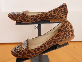 Ballerina, Leo, mit Strasssteinen, weiches Leder! NP: 300.-