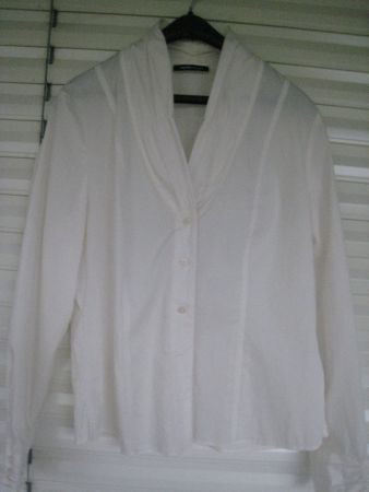 weisse Hemdbluse von FRANK WALDER Gr 38