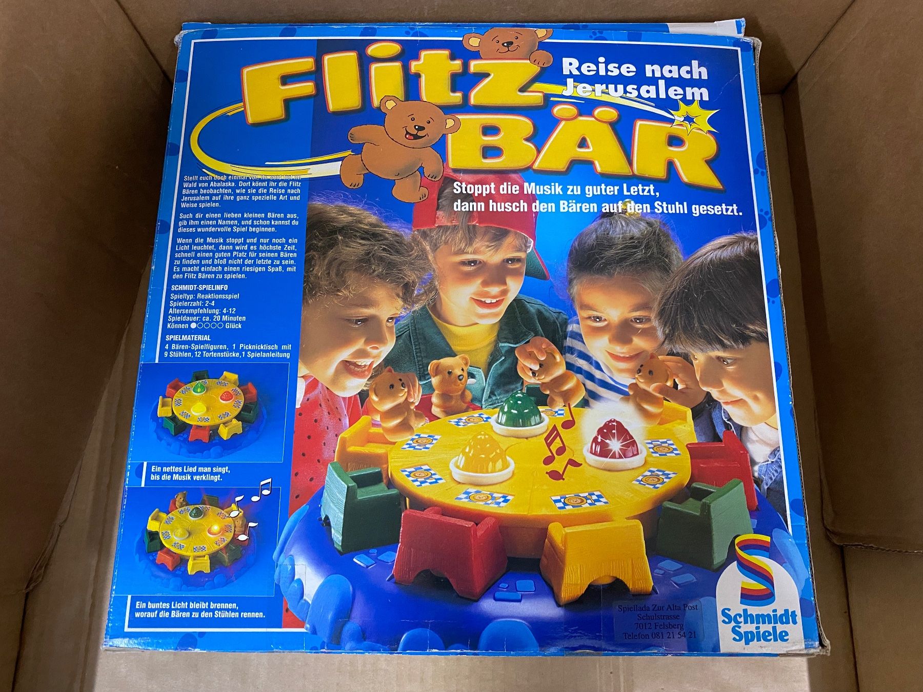 Spiele: Spiel Flitz Bär (Reise nach Jerusalem) – Gebraucht aus Eschlikon TG von RamonaSt 1