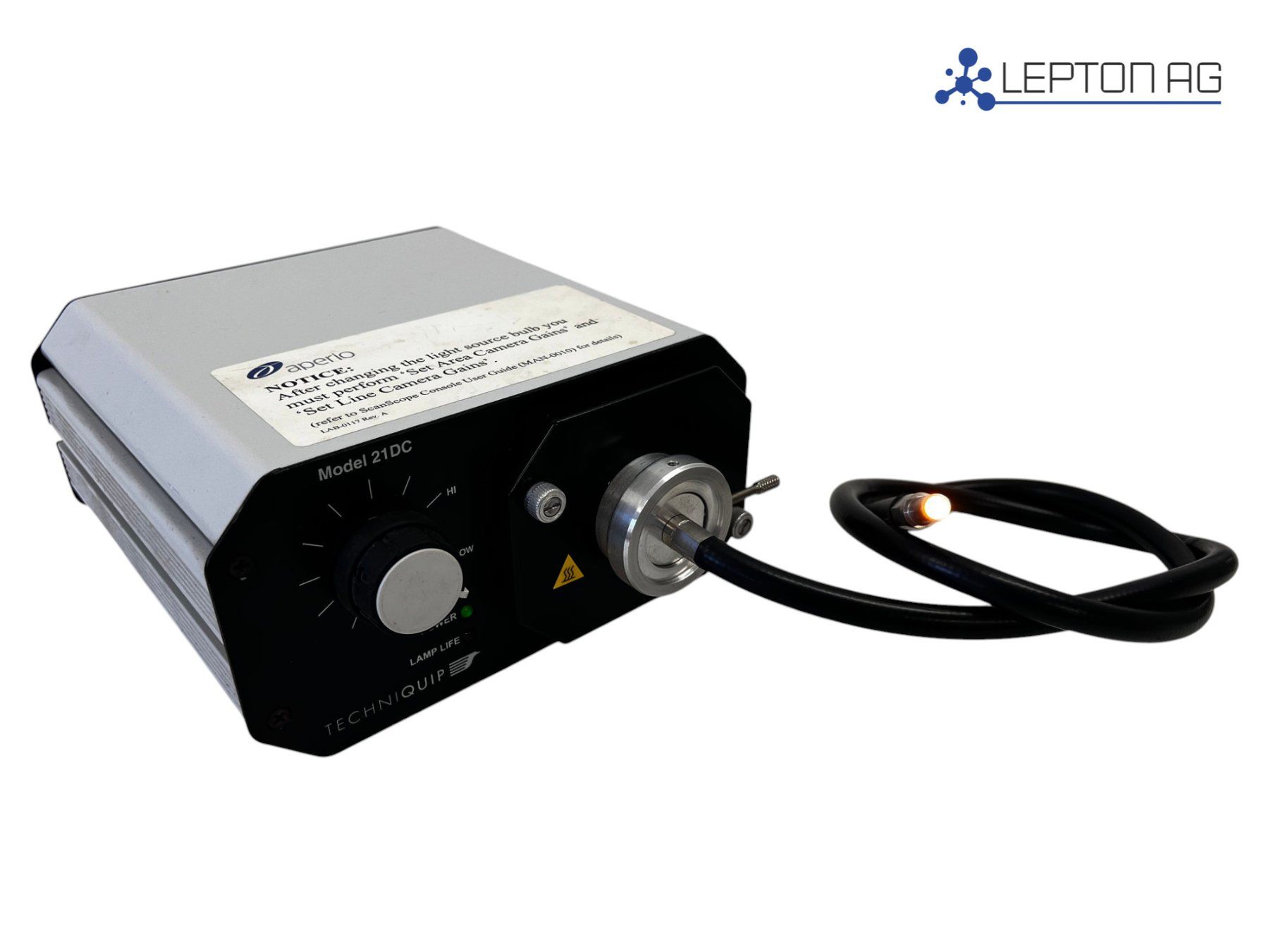 Matériel de laboratoire: Techniquip Model 21Dc 150W Halogen Fiber Optic Illuminator – D'occasion à Niederdorf par LeptonAG_Labor 1