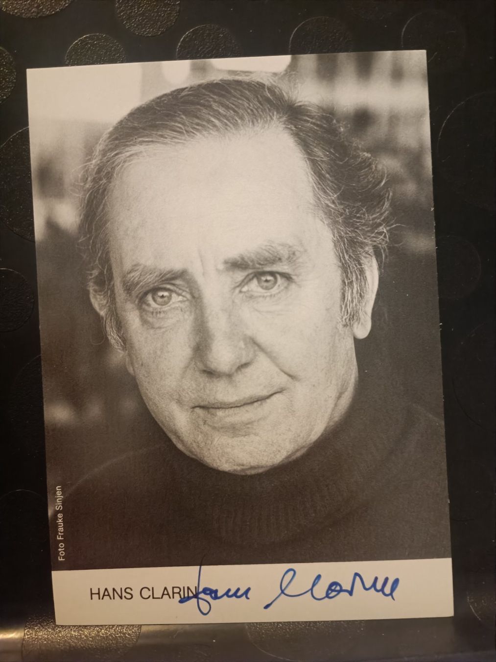 Autografi: Hans Clarin - handsigniert – Usato da Menziken venduto da Artographs