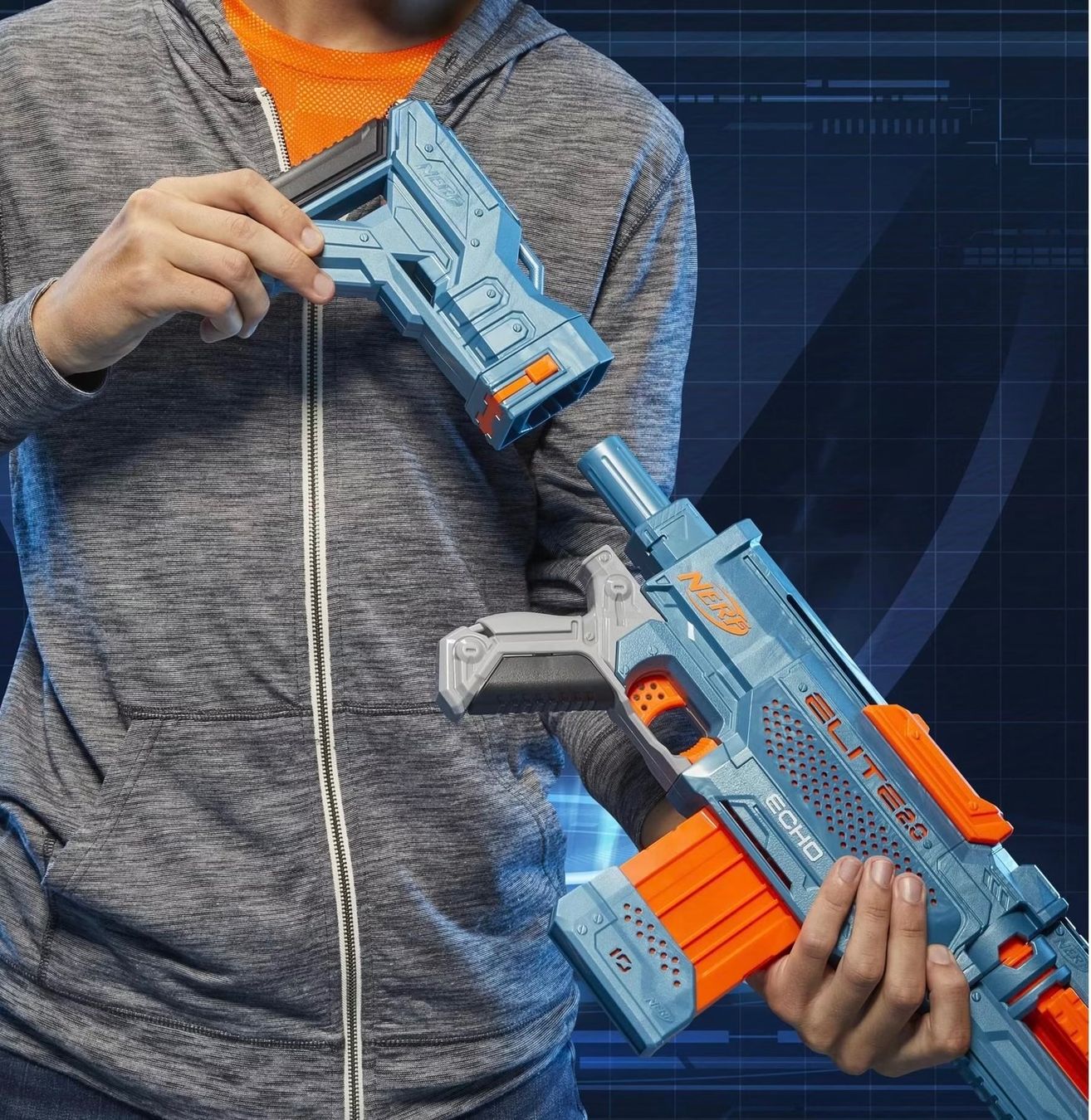 Nerf Giocattoli: Nerf Elite 2.0 Echo CS-10 4 in 1 mit 24 Schuss – Nuovo (secondo la descrizione) da Basel venduto da Seifehuesli 7