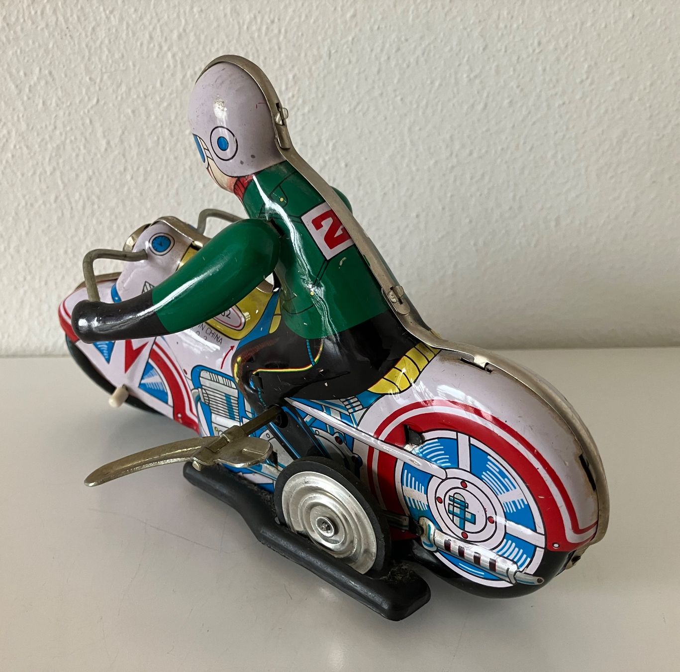 Giocattoli: Blech Motorrad mit Aufzugtechnik – Usato da Zürich venduto da Kue_Zuerich 1