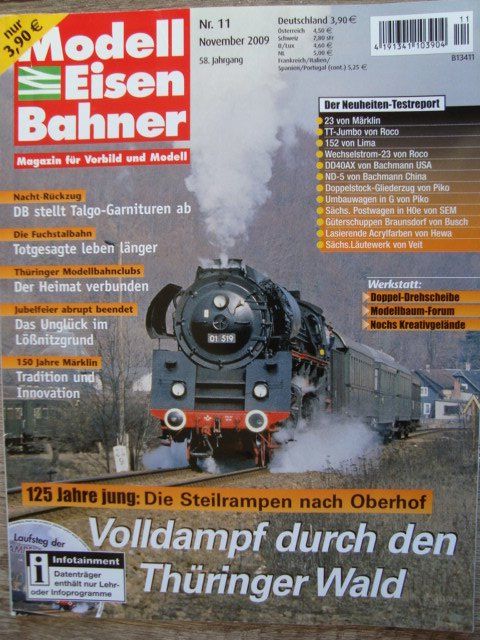 Riviste & Magazine: Modelleisenbahner Nr. 11 November 2009 – Nuovo (secondo la descrizione) da Thun venduto da Abigboss
