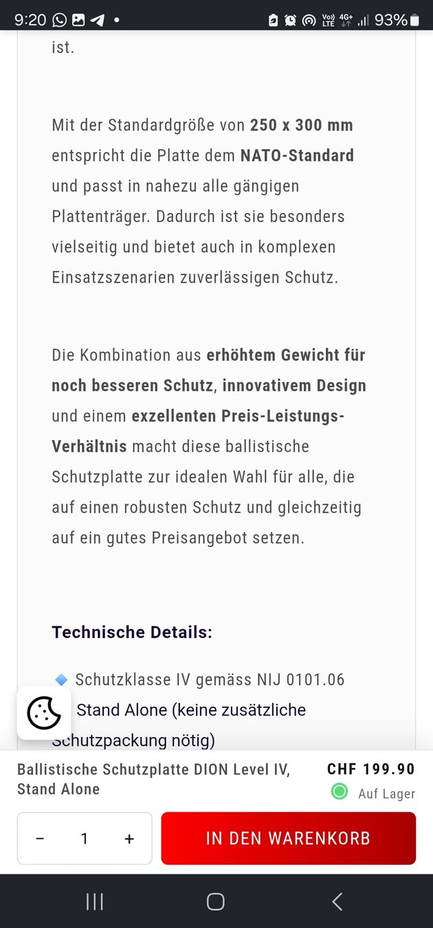 Protezioni & Imbottiture: 2 Ferox schutzplatten – Nuovo e nell'imballaggio originale da Matten(St.Stephan) venduto da mia_b9kd 2