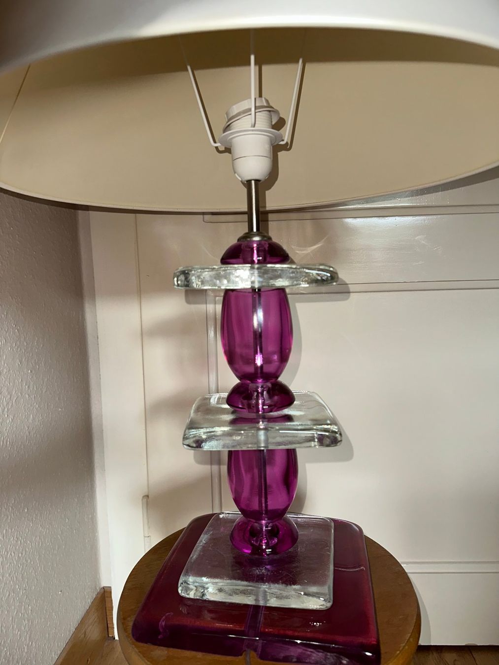 Lampen: Lampe de table en verre – Gebraucht aus Ste-Croix von BuffetSC 2