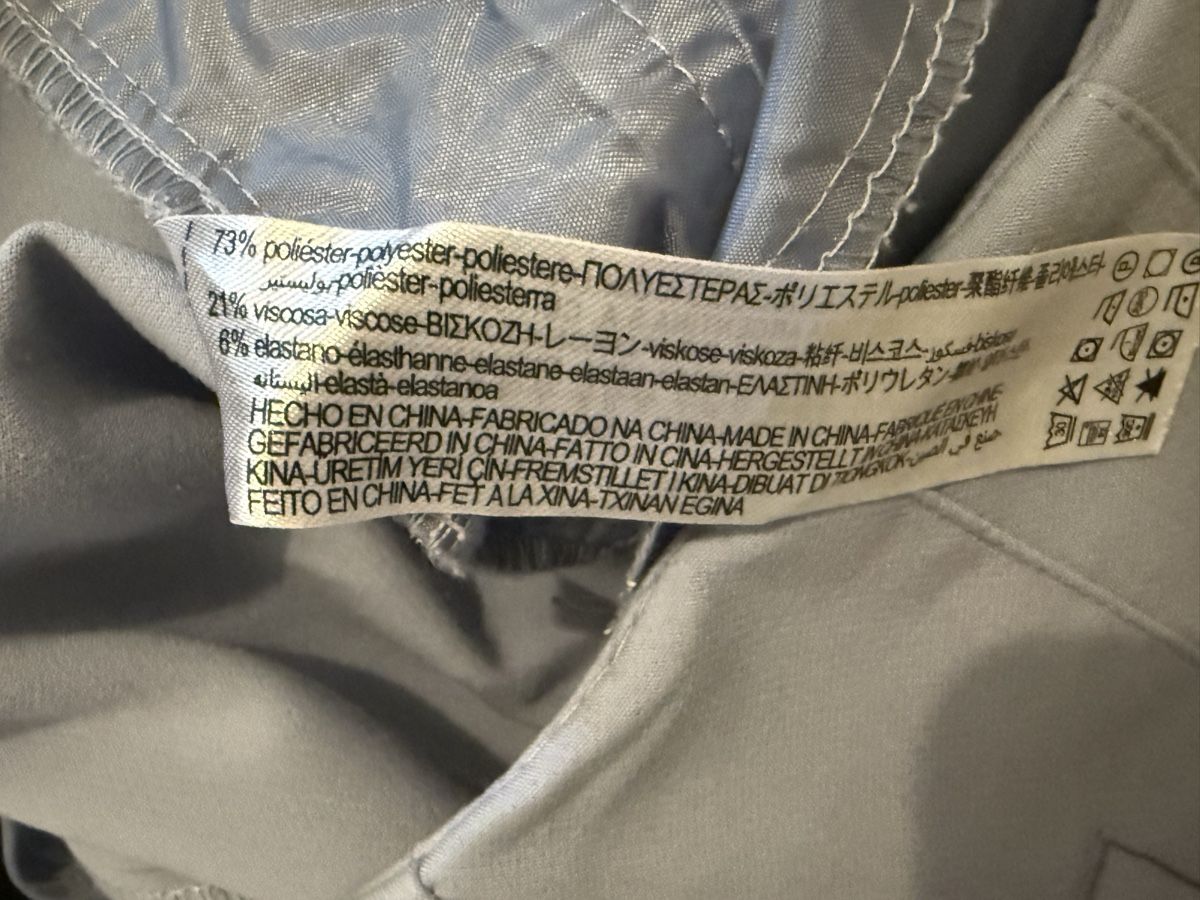 Zara Pantaloni: Zara Stoffhose, hellblau, Grösse S – Usato da Basel venduto da zukk_ 3