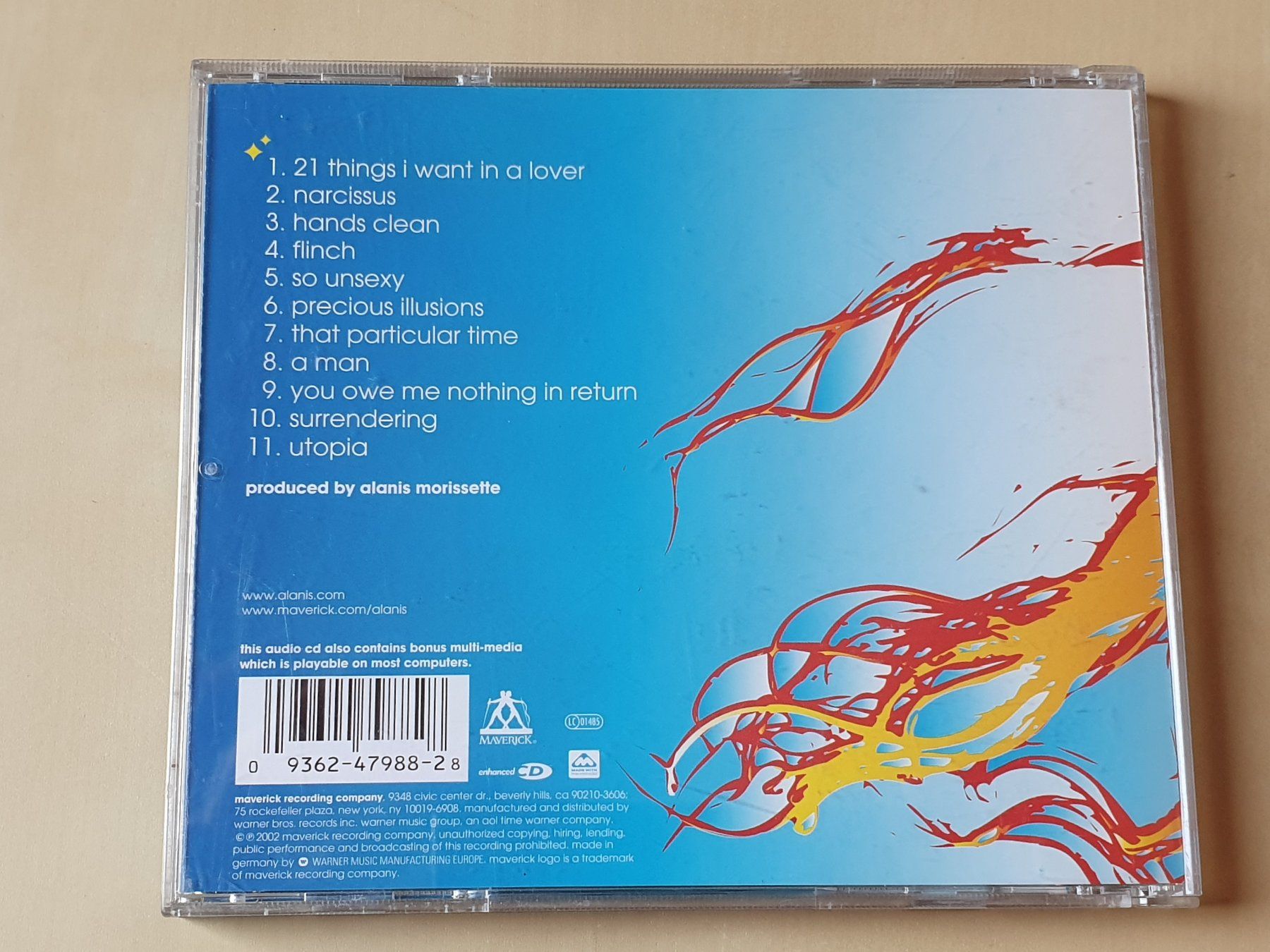 CD: Alanis Morissette under rug swept – Usato da Stansstad venduto da collectorsshop 1