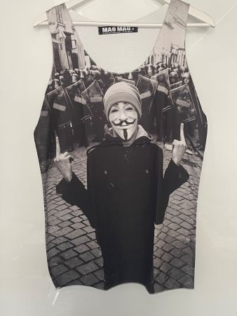 HERREN TRÄGERSHIRT - MUSKELSHIRT - SHIRT - GRÖSSE M - (AL)