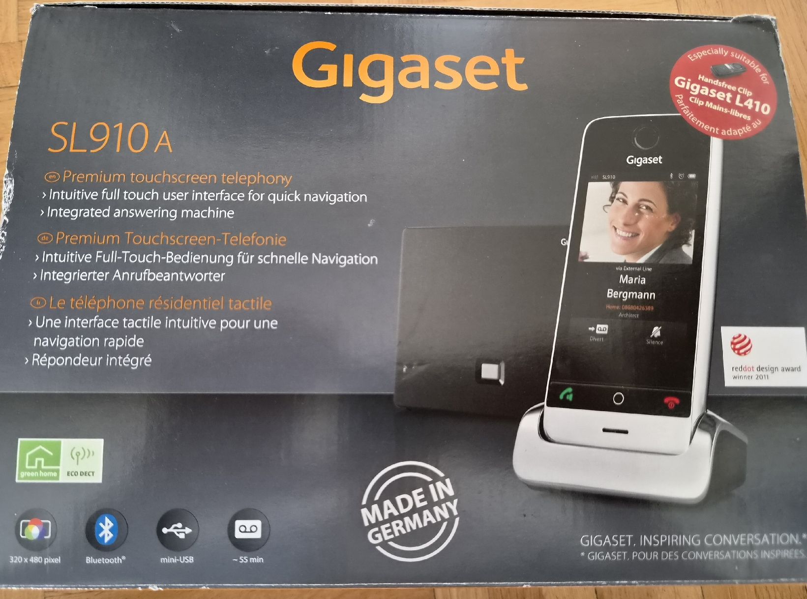 Gigaset Telefoni: Gigaset SL910A Premium DECT Telefon mit Touchscreen – Usato da Dübendorf venduto da RoboAnd