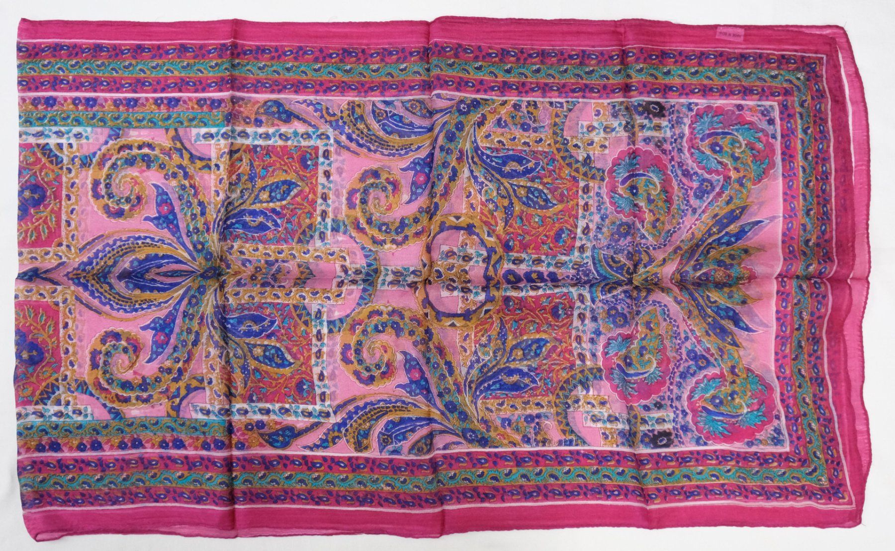 Foulard & Sciarpe: Indischer Schal aus 100% Seide – Nuovo (secondo la descrizione) da Zürich venduto da Masala-Oase 1