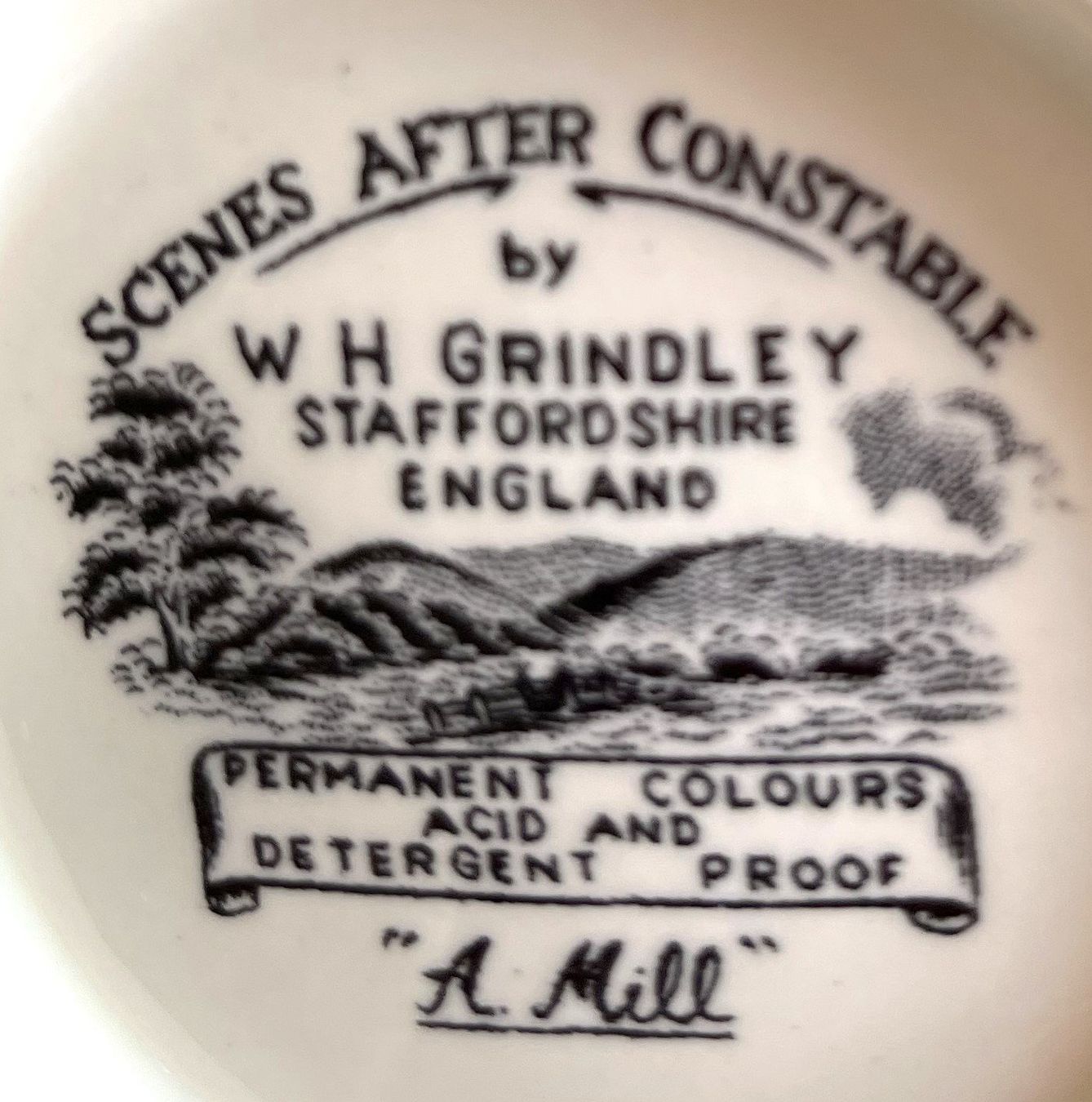 Set di piatti: W.H.Grindley Kaffeeges. Scenes After Constable 21 Teile – Nuovo (secondo la descrizione) da Arlesheim venduto da Pyramide88 8
