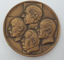 Medaille Dufour Herzog Wille Guisan
