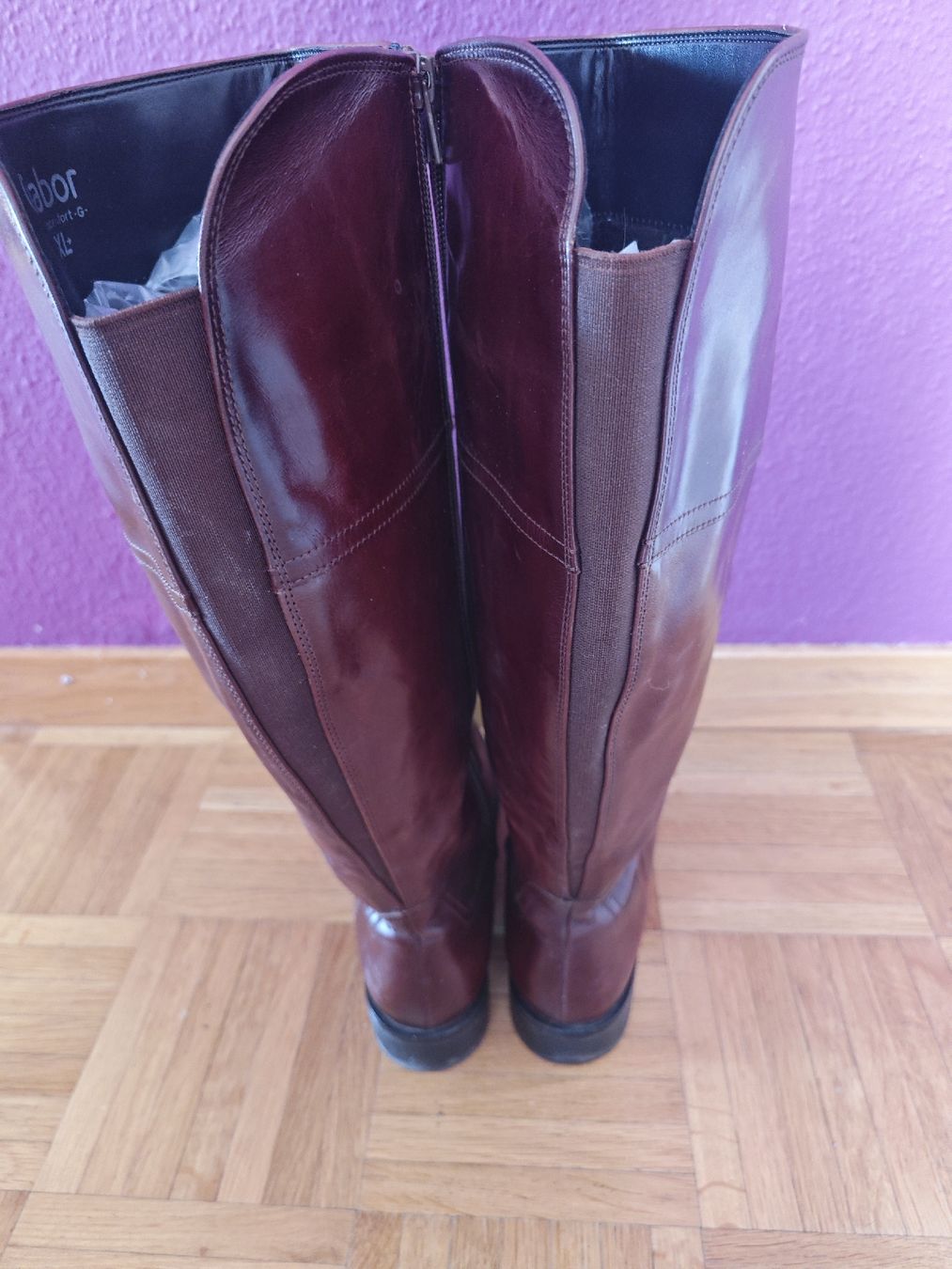 Gabor Scarpe da donna: Gabor Lederstiefel XL Schaft , Grösse 38.5 – Usato da Luzern venduto da HanaOslu 2