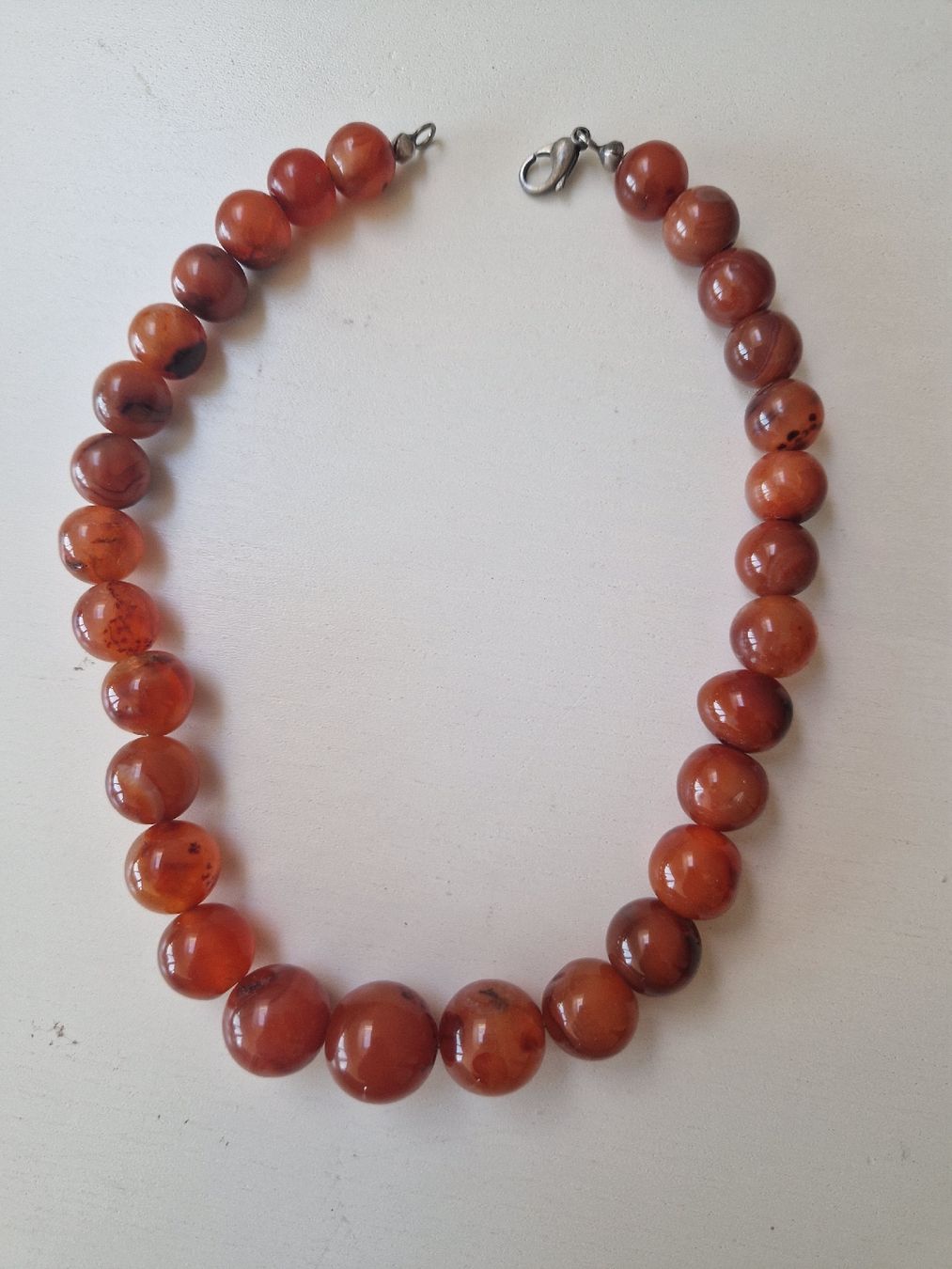 Catenine: Halskette Karneol – Usato da Wettingen venduto da SC_8777