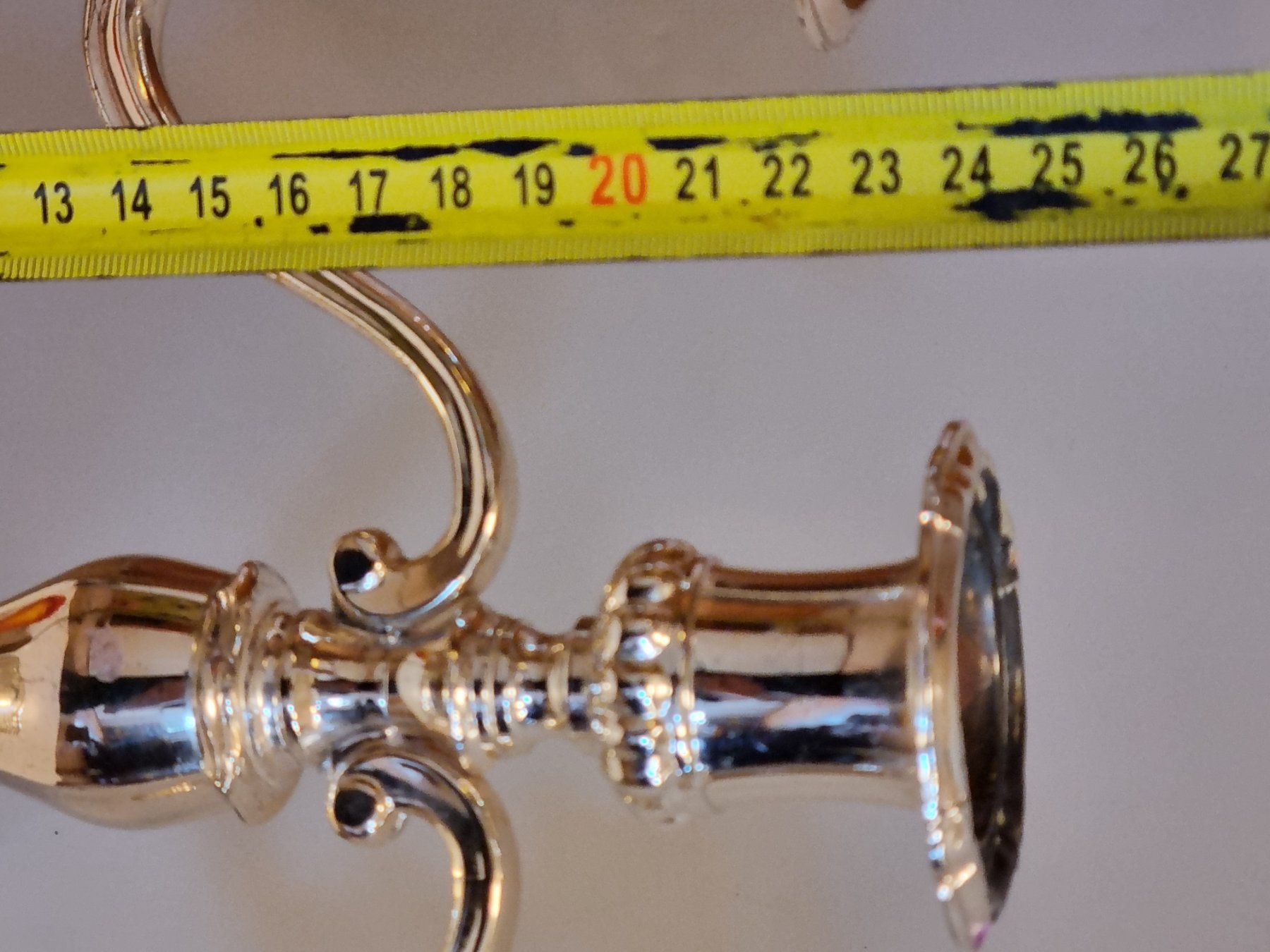 WMF Portacandele: WMF Kerzenleuchter 3-armig versilbert antik – Usato da Scharnachtal venduto da devin03 8