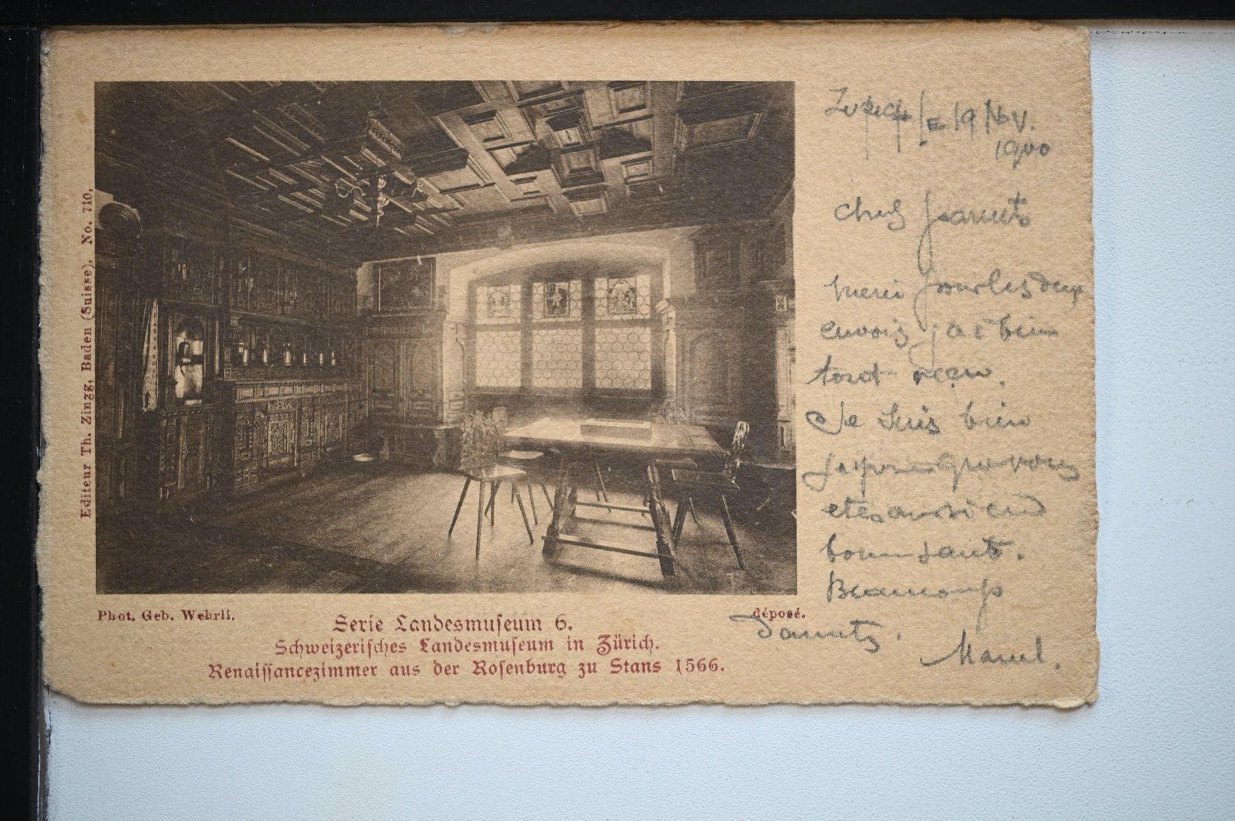 Cartoline postali: 1900 - Landesmuseum - UPU – Usato da Chavornay venduto da 4dphila 1
