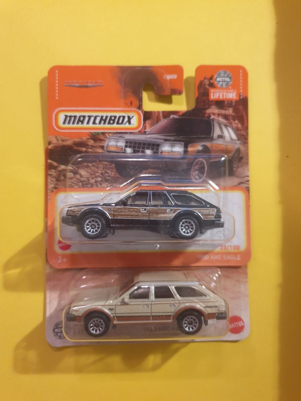 Matchbox Modellini d'auto: 2 x Matchbox 1980 AMC EAGLE – Nuovo e nell'imballaggio originale da Oftringen venduto da Rotor