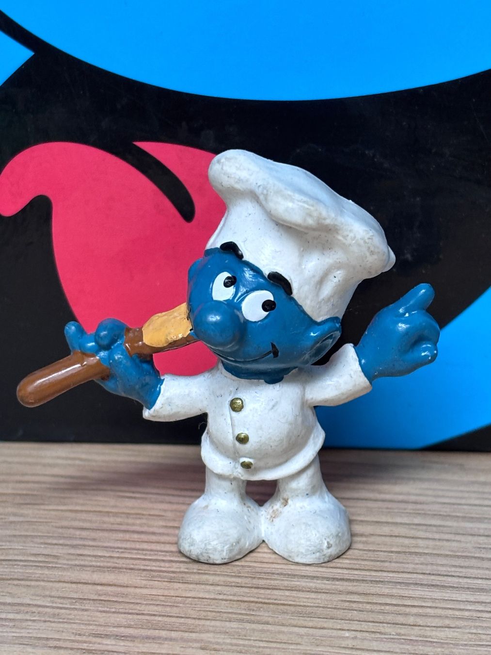 Statuette: Schlumpf-Clip Koch – Usato da Lyss venduto da Duckszone