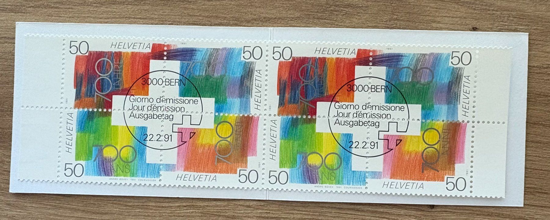 Tutti i francobolli: 1291-1991 – Usato da Ostermundigen venduto da Heavenmaus75 2