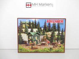 Vollmer 3606 Bausatz "Grillplatz mit Hütte" H0