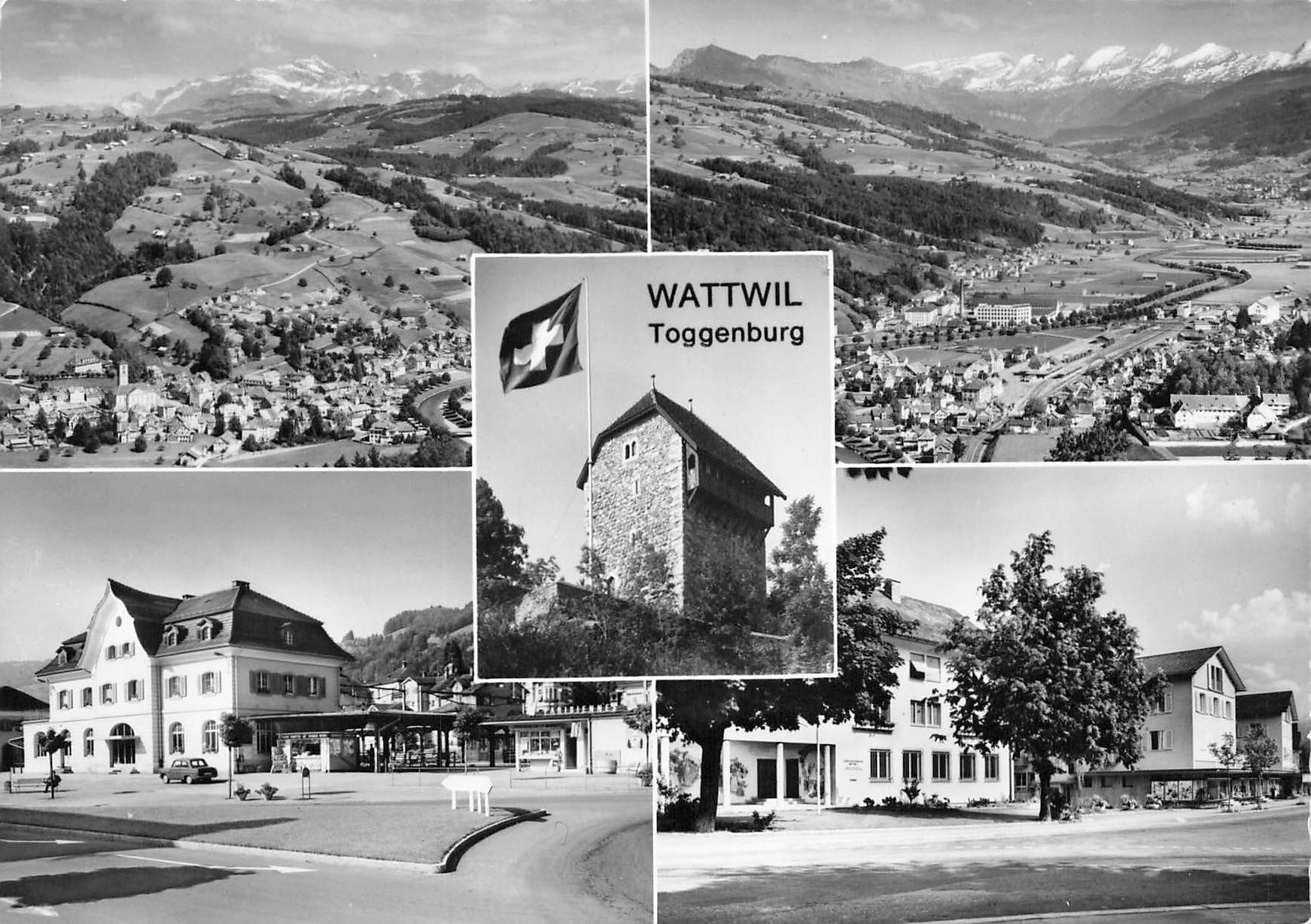 Cartoline postali: Wattwil toggenburg G – Usato da Biasca venduto da Blenio71