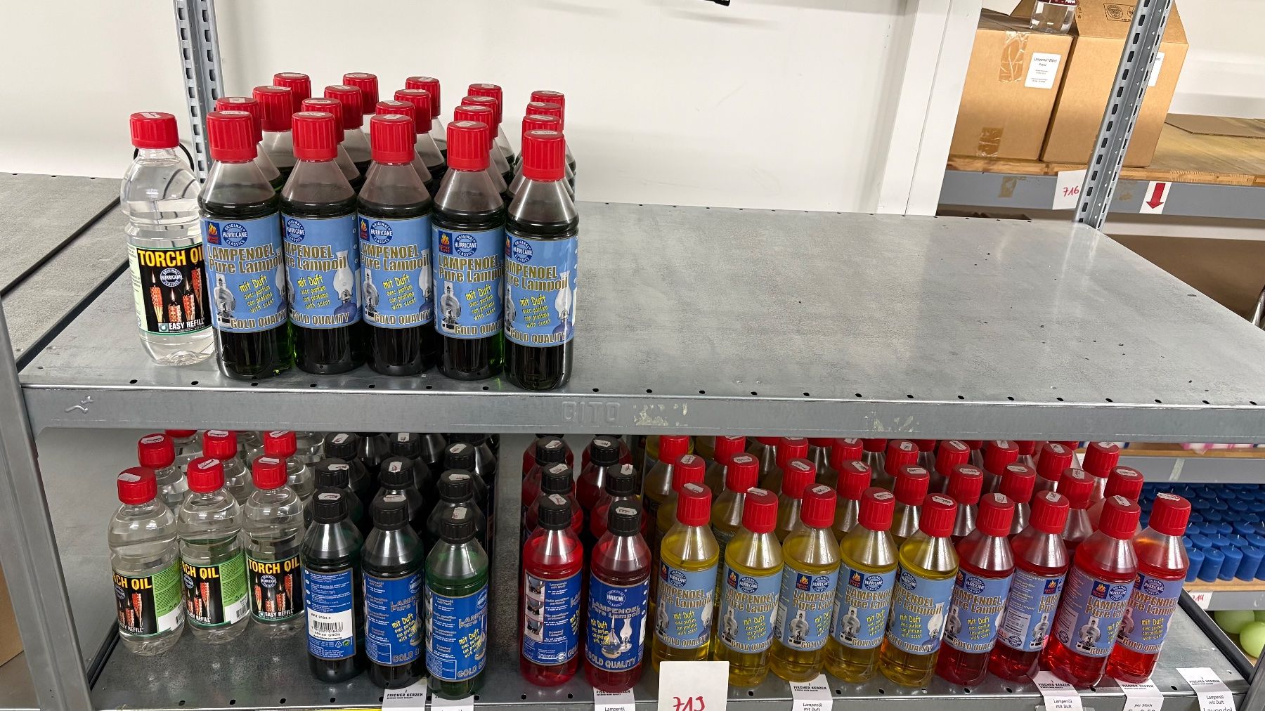 Candele: 719 Posten diverse Lampenöle Liquidation – Nuovo (secondo la descrizione) da Derendingen venduto da Meisterstuecke 1