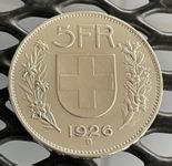 5 Franken 1926, VZ Sammlerstück